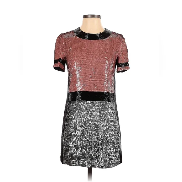 little miss s in a mini dress Miss Me Sequin Mini Dress | Navy | Womens